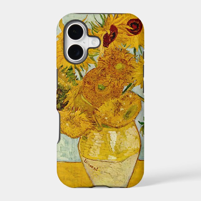 Vincent Van Gogh 12 Sunflowers Impressionist (Back)
