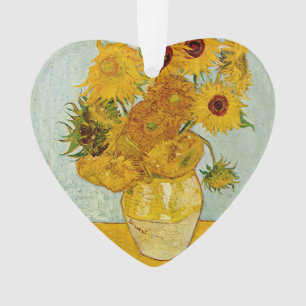 Vincent Van Gogh 12 Sunflowers Impressionist Ornament
