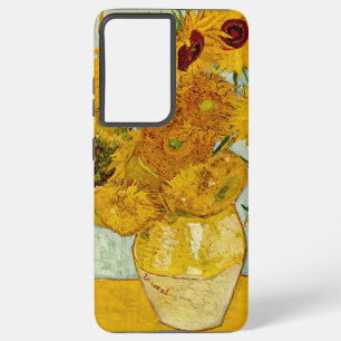 Vincent Van Gogh 12 Sunflowers Impressionist Samsung Galaxy Case