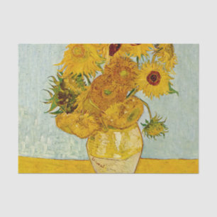 Vincent Van Gogh 12 Sunflowers Impressionist Tissue Paper