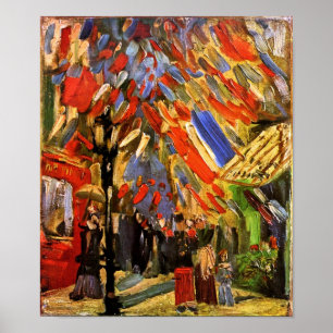 Vincent Van Gogh - 14th Of July Celebration Poster