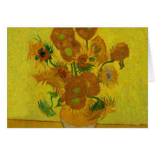 Vincent Van Gogh 15 Sunflowers Painting