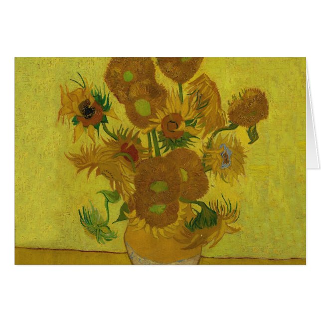 Vincent Van Gogh 15 Sunflowers Painting (Front Horizontal)