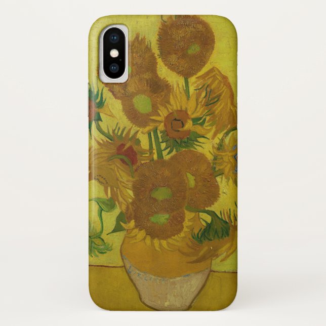 Vincent Van Gogh 15 Sunflowers Painting Case-Mate iPhone Case (Back)