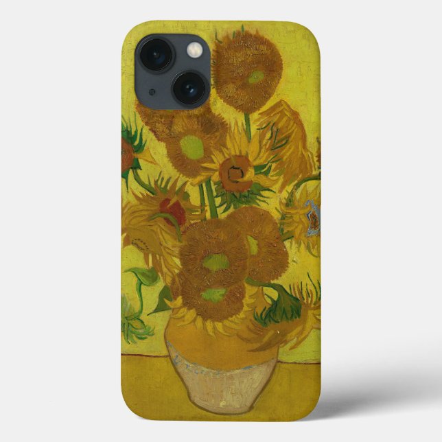 Vincent Van Gogh 15 Sunflowers Painting Case-Mate iPhone Case (Back)