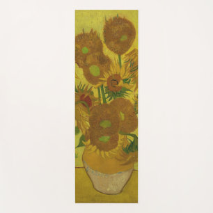 Vincent Van Gogh 15 Sunflowers Painting Yoga Mat