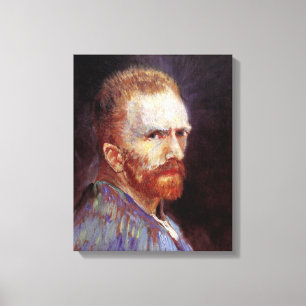 Vincent Van Gogh - 1887 Self Portrait Painting Canvas Print