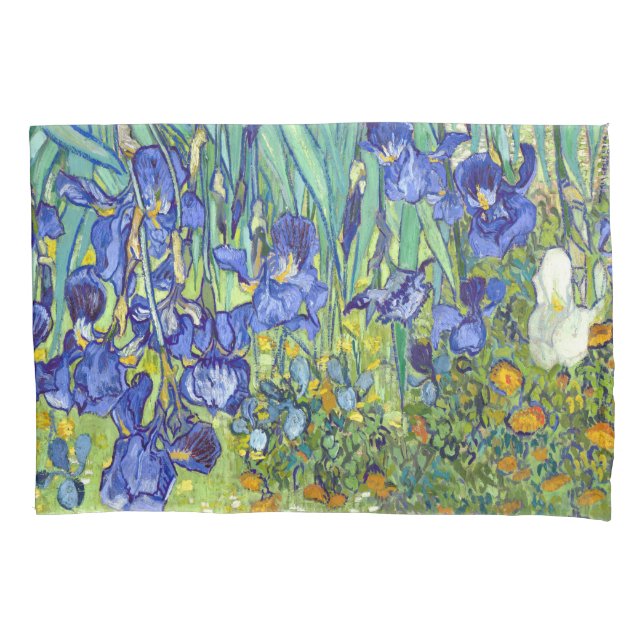 Vincent Van Gogh 1898 Irises Pillowcase (Front)