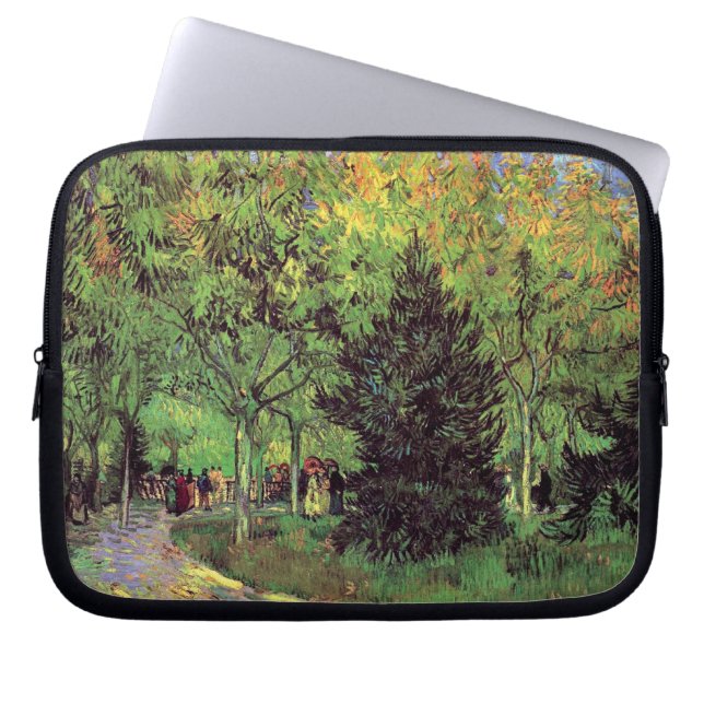 Vincent Van Gogh - A Lane In The Public Garden Laptop Sleeve (Front)