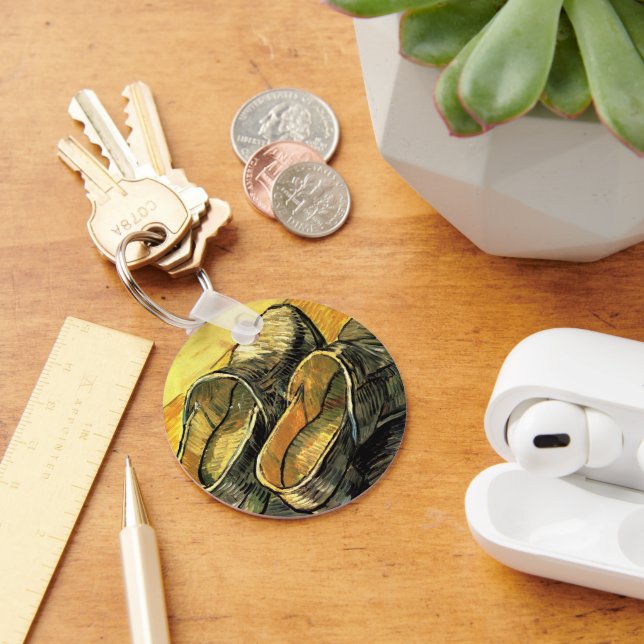 Vincent van Gogh - A Pair of Leather Clogs Key Ring (Desk)