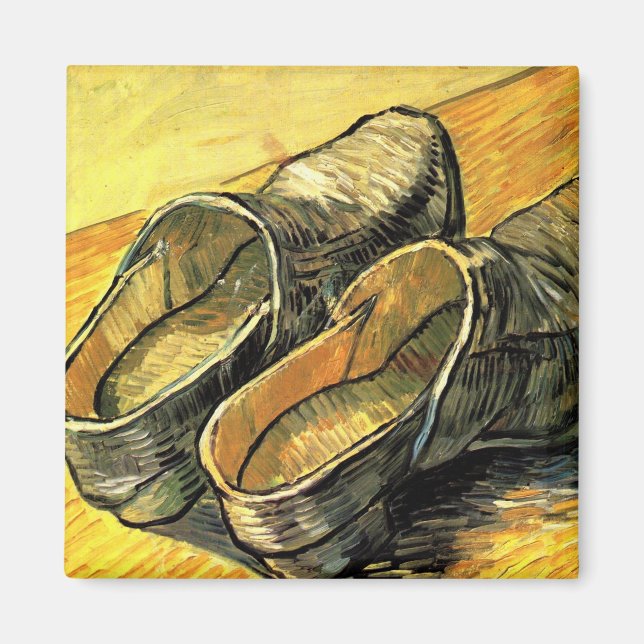 Vincent van Gogh - A Pair of Leather Clogs Magnet (Front)
