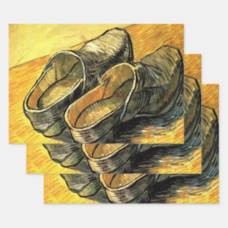 Vincent van Gogh - A Pair of Leather Clogs Wrapping Paper Sheet
