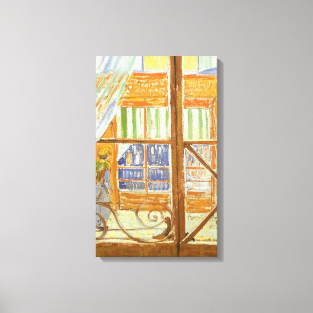 Vincent van Gogh - A Pork Butcher's Shop Window Canvas Print (Front)