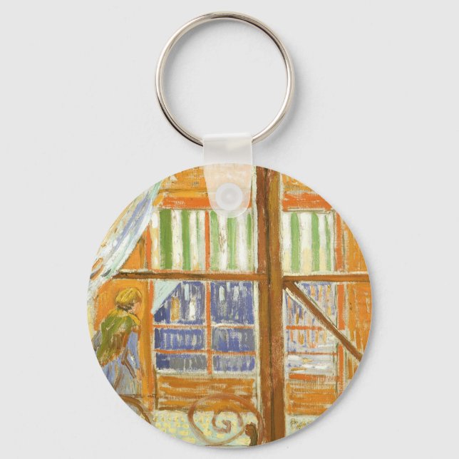 Vincent van Gogh - A Pork Butcher's Shop Window Key Ring (Front)