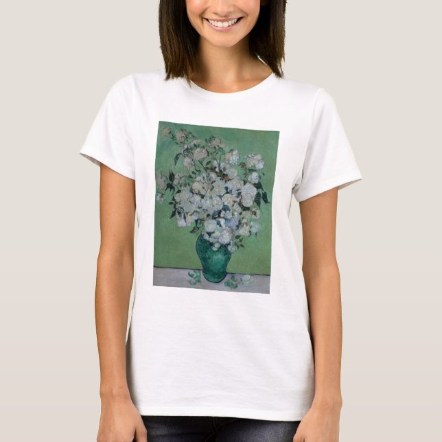 Vincent van Gogh | A Vase of Roses, 1890 T-Shirt (Front)