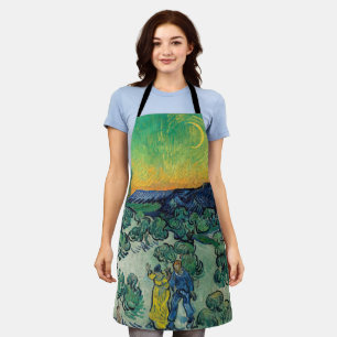 Vincent van Gogh - A Walk at Twilight Apron