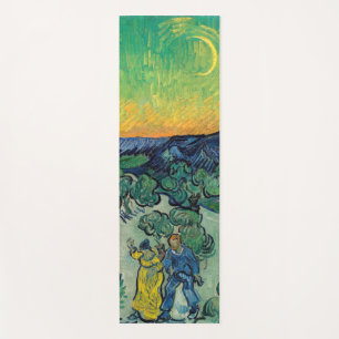 Vincent van Gogh - A Walk at Twilight Yoga Mat