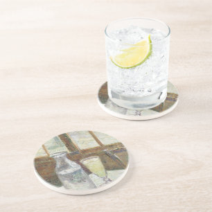  Vincent van Gogh Absinthe Famous Painting Coaster