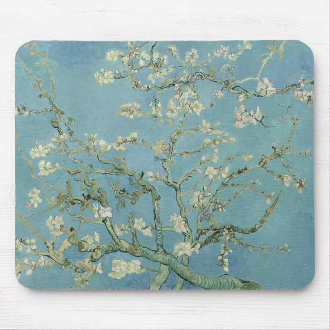 VINCENT VAN GOGH - almond blossom 1980 Mouse Mat (Front)