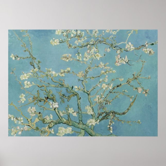 VINCENT VAN GOGH - almond blossom 1980 Poster (Front)