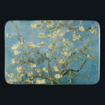 Vincent Van Gogh Almond Blossom Bath Mats<br><div class="desc">Vincent Van Gogh Almond Blossoms Bathmat. Gorgeous impressionist painting by Vincent Van Gogh. Beautiful blue background with white flowers. This tub mat would brighten up any bathroom.</div>