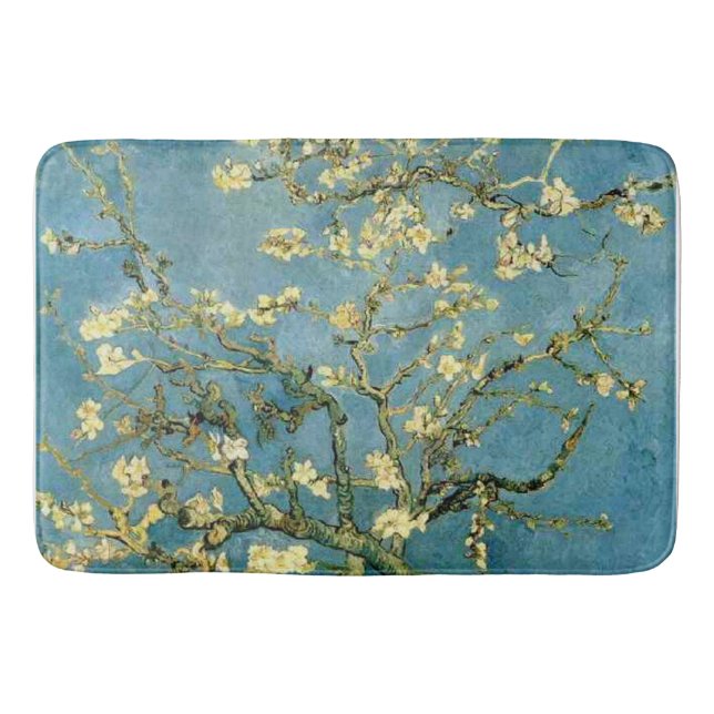 Vincent Van Gogh Almond Blossom Bath Mats (Front)