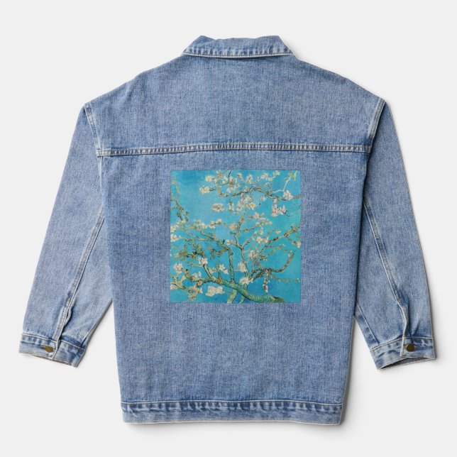 Vincent van Gogh - Almond Blossom Denim Jacket (Back)