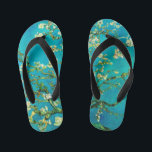 Vincent Van Gogh Almond Blossom Fine Art Kid's Flip Flops<br><div class="desc">Vincent Van Gogh Almond Blossom Fine Art</div>