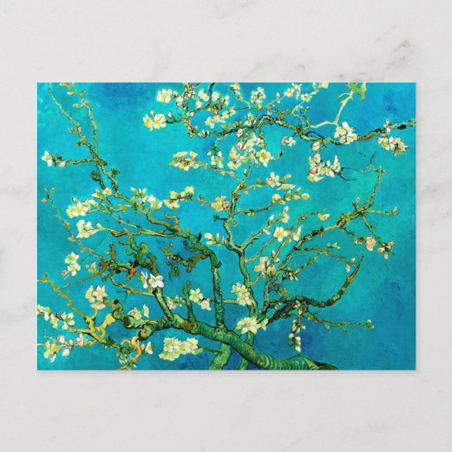 Vincent Van Gogh Almond Blossom Fine Art Postcard (Front)