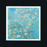 Vincent van Gogh - Almond Blossom Napkin<br><div class="desc">Almond Blossom / Branches with Almond Blossom - Vincent van Gogh,  Oil on Canvas,  1890</div>