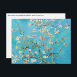 Vincent van Gogh - Almond Blossom Postcard<br><div class="desc">Almond Blossom / Branches with Almond Blossom - Vincent van Gogh,  Oil on Canvas,  1890</div>