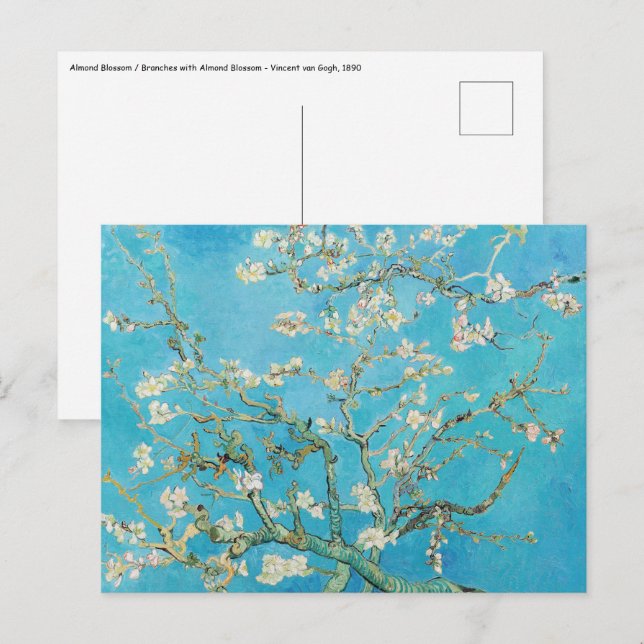 Vincent van Gogh - Almond Blossom Postcard (Front/Back)