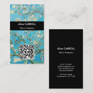 Vincent van Gogh - Almond Blossom - QR Code Business Card
