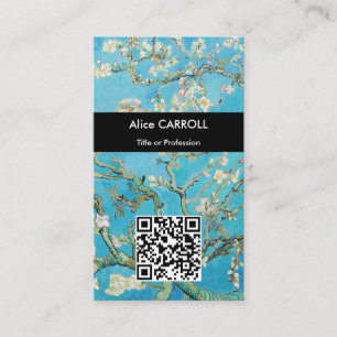 Vincent van Gogh - Almond Blossom - QR Code Business Card