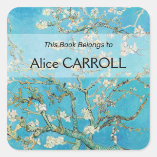 Vincent van Gogh - Almond Blossom Square Sticker