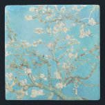 Vincent van Gogh - Almond Blossom Stone Coaster<br><div class="desc">Almond Blossom / Branches with Almond Blossom - Vincent van Gogh,  Oil on Canvas,  1890</div>