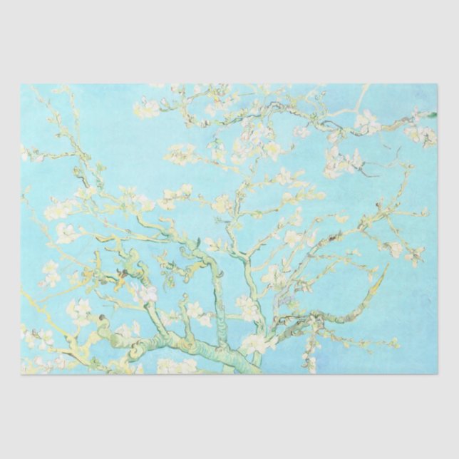 Vincent Van Gogh Almond Blossoms : Aqua Tissue Paper (Front)
