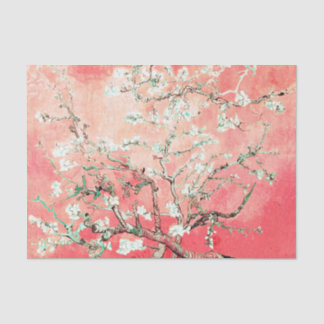 Vincent Van Gogh Almond Blossoms Pinky Peach Tissue Paper