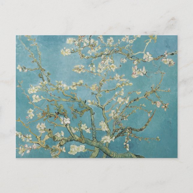 vincent van gogh, almond blossoms postcard (Front)