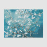 Vincent Van Gogh Almond Blossoms Soft Teal Tissue Paper<br><div class="desc">Vincent Van Gogh Almond Blossoms Artist: Vincent Van Gogh Title: Almond Blossoms Altered by 2sweet4wordsDesigns / PureVintageLove wrapping paper,  gift wrap,  gift wrap paper,  tissue paper,  elegant,  impressionism,  Vincent Van Gogh,  Van Gogh,  Almond Blossoms,  flowers,  floral, </div>