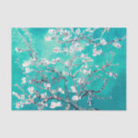 Vincent Van Gogh Almond Blossoms Turquoise Tissue Paper<br><div class="desc">Turquoise Almond Blossoms Gifts for Wedding Party, Baby Shower, or Spring Party: Celebrate your special occasions with the enchanting beauty of Vincent Van Gogh's Almond Blossoms. Our Turquoise Almond Blossoms Gifts are the perfect tokens of appreciation for your wedding party, baby shower, or spring party guests. Each gift showcases the...</div>