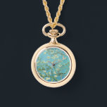 Vincent Van Gogh Almond Blossoms Watch<br><div class="desc">Celebrate the essence of timeless elegance with our Almond Blossoms Necklace, inspired by Vincent Van Gogh's iconic artwork. The soft teal background beautifully enhances the delicate blooms, creating an exquisite and sophisticated piece of jewellery for art lovers and those with a passion for beauty. Embrace the beauty of Van Gogh's...</div>
