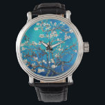 Vincent Van Gogh Almond Blossoms Watch Turquoise<br><div class="desc">Turquoise Almond Blossoms Gifts for Wedding Party, Baby Shower, or Spring Party: Celebrate your special occasions with the enchanting beauty of Vincent Van Gogh's Almond Blossoms. Our Turquoise Almond Blossoms Gifts are the perfect tokens of appreciation for your wedding party, baby shower, or spring party guests. Each gift showcases the...</div>
