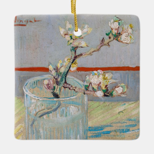 Vincent van Gogh - Almond Branch in a Glass Ceramic Ornament (Front)