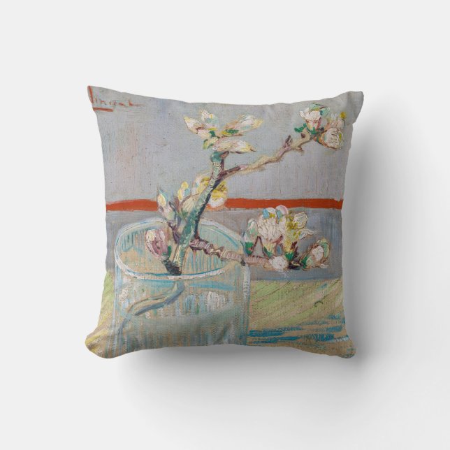 Vincent van Gogh - Almond Branch in a Glass Cushion (Front)
