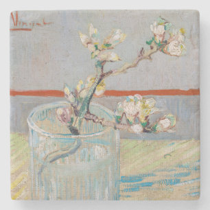 Vincent van Gogh - Almond Branch in a Glass Stone Coaster