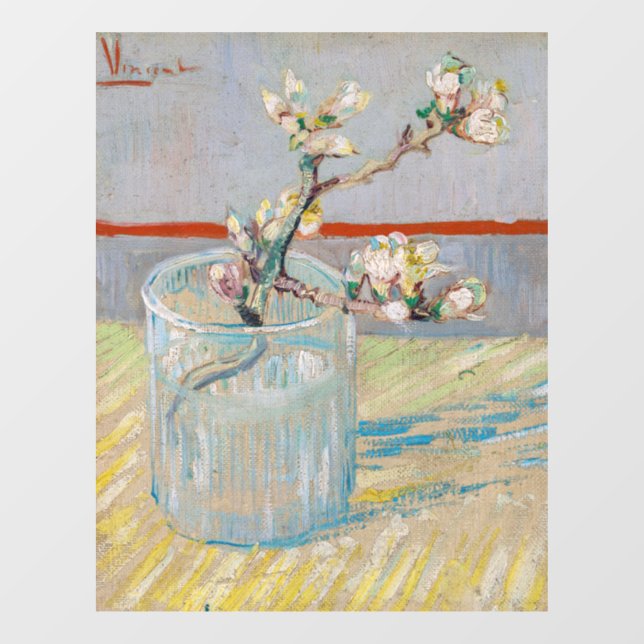Vincent van Gogh - Almond Branch in a Glass Window Cling (Sheet)