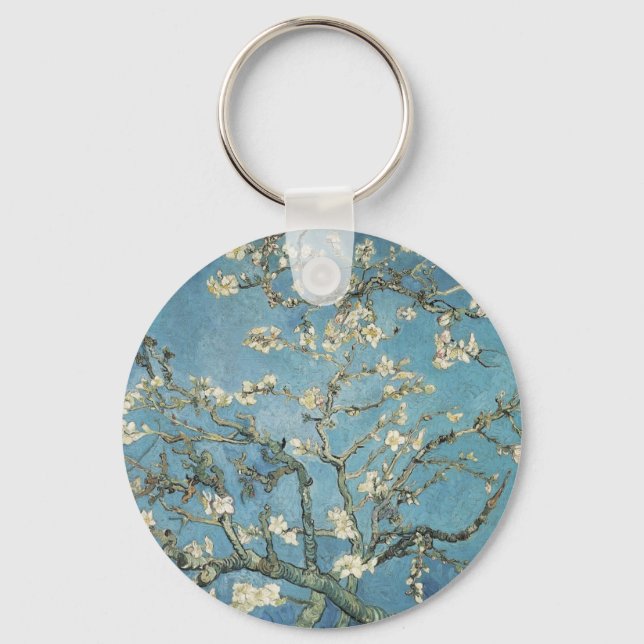 Vincent van Gogh | Almond branches in bloom, 1890 Key Ring (Front)