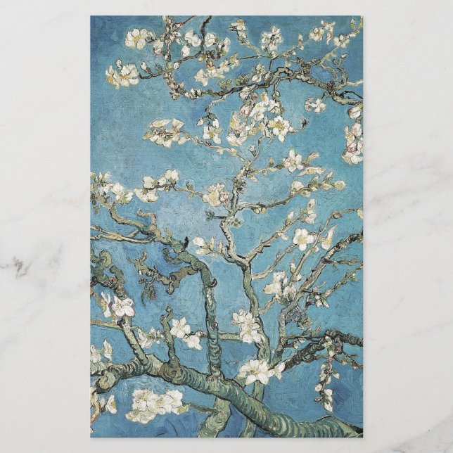 Vincent van Gogh | Almond branches in bloom, 1890 Stationery (Front)