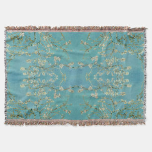 Vincent van Gogh – Almond tree in blossom Throw Blanket